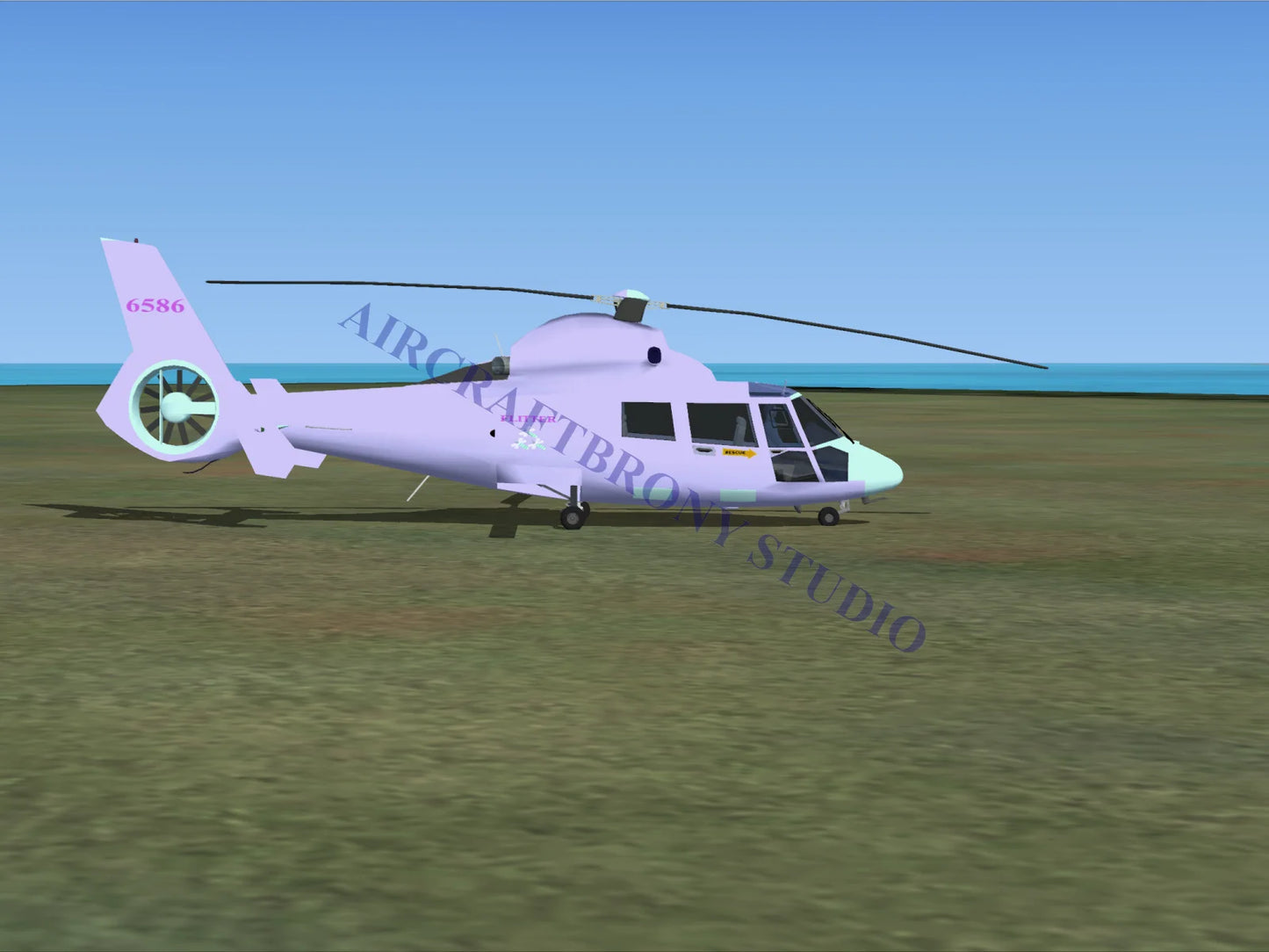 Flitter Aerospatiale HH65 Dolphin (Digital Image) Digital Image