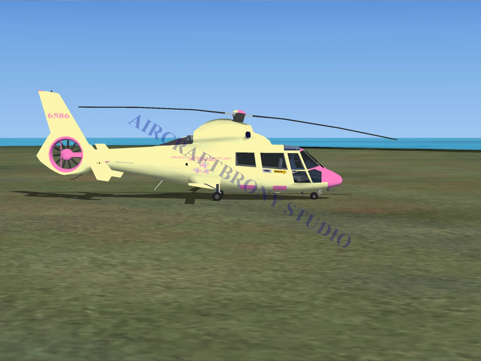 Fluttershy Aerospatiale HH65 Dolphin (Digital Image) Digital Image
