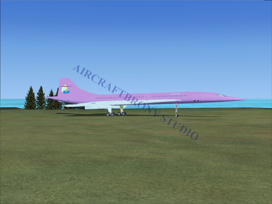 Fond Feather Aerospatiale Concorde (Digital Image) Digital Image
