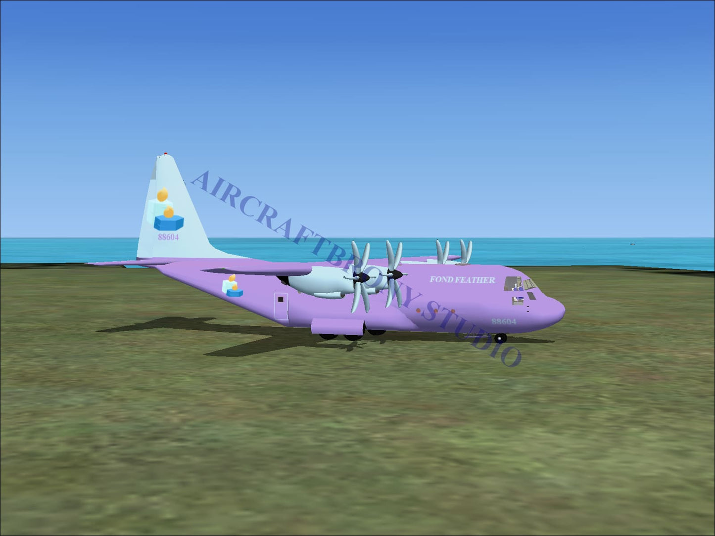 Fond Feather Lockheed C-130 (Digital Image) Digital Image