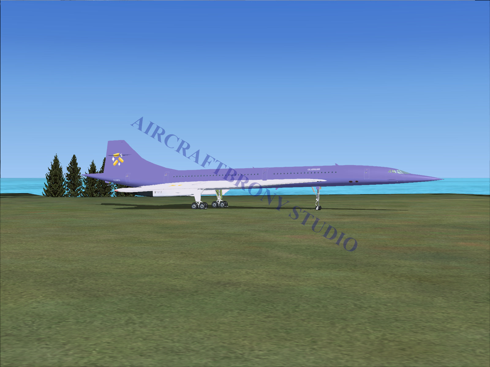 Gladmane Aerospatiale Concorde (Digital Image) Digital Image