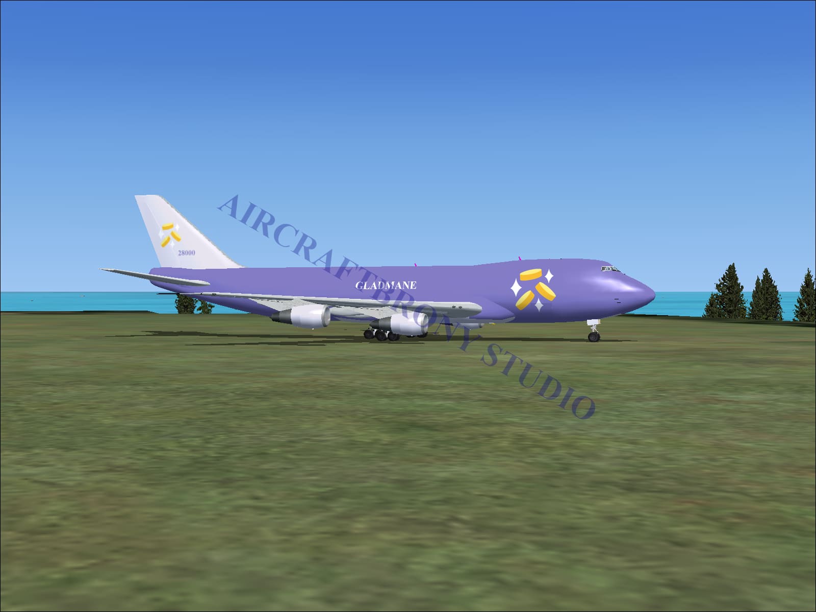 Gladmane Boeing 747-200 (Digital Image) Digital Image