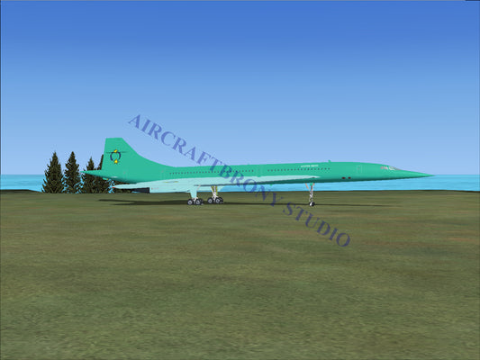 Glitter Drops Aerospatiale Concorde (Digital Image) Digital Image