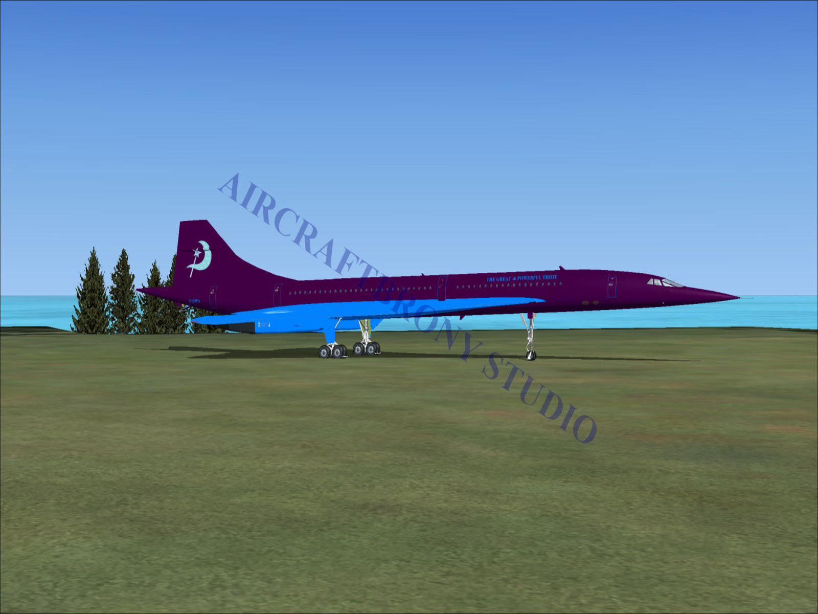 Great & Powerful Trixie Aerospatiale Concorde (Digital Image) Digital Image