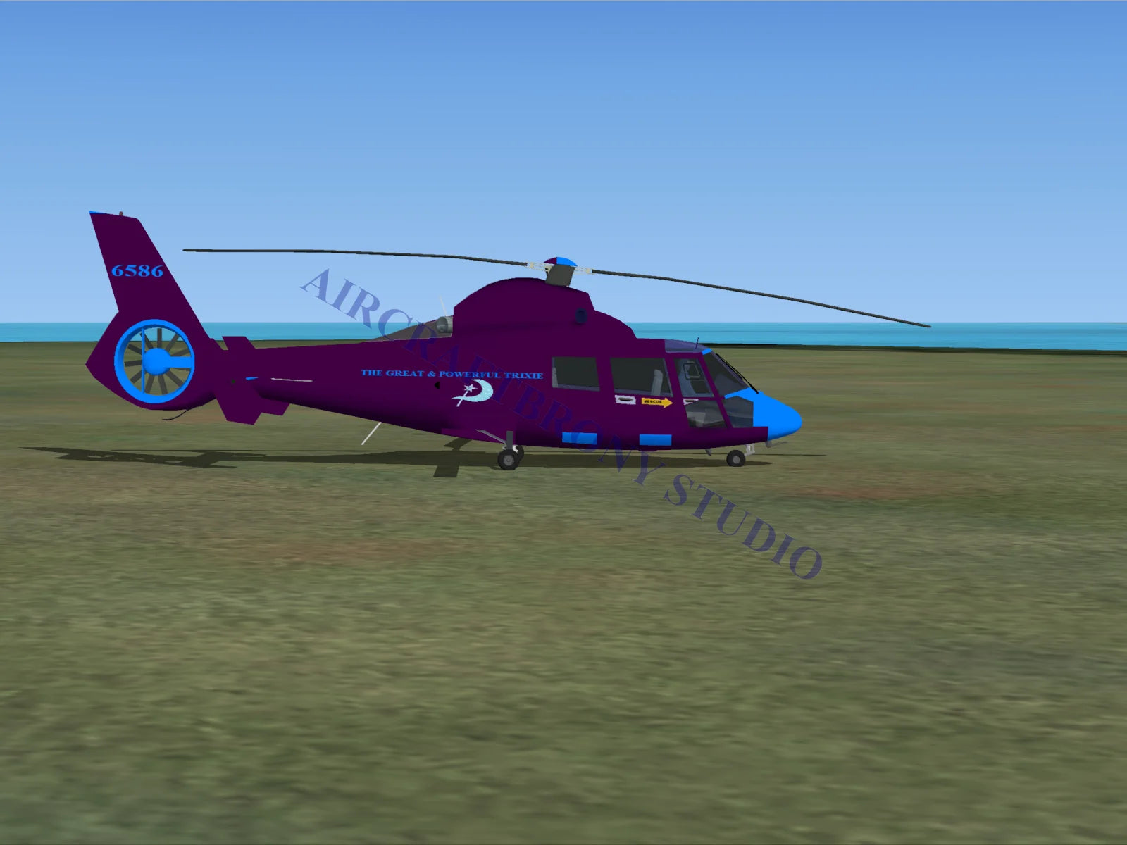 Great & Powerful Trixie Aerospatiale HH65 Dolphin (Digital Image) Digital Image