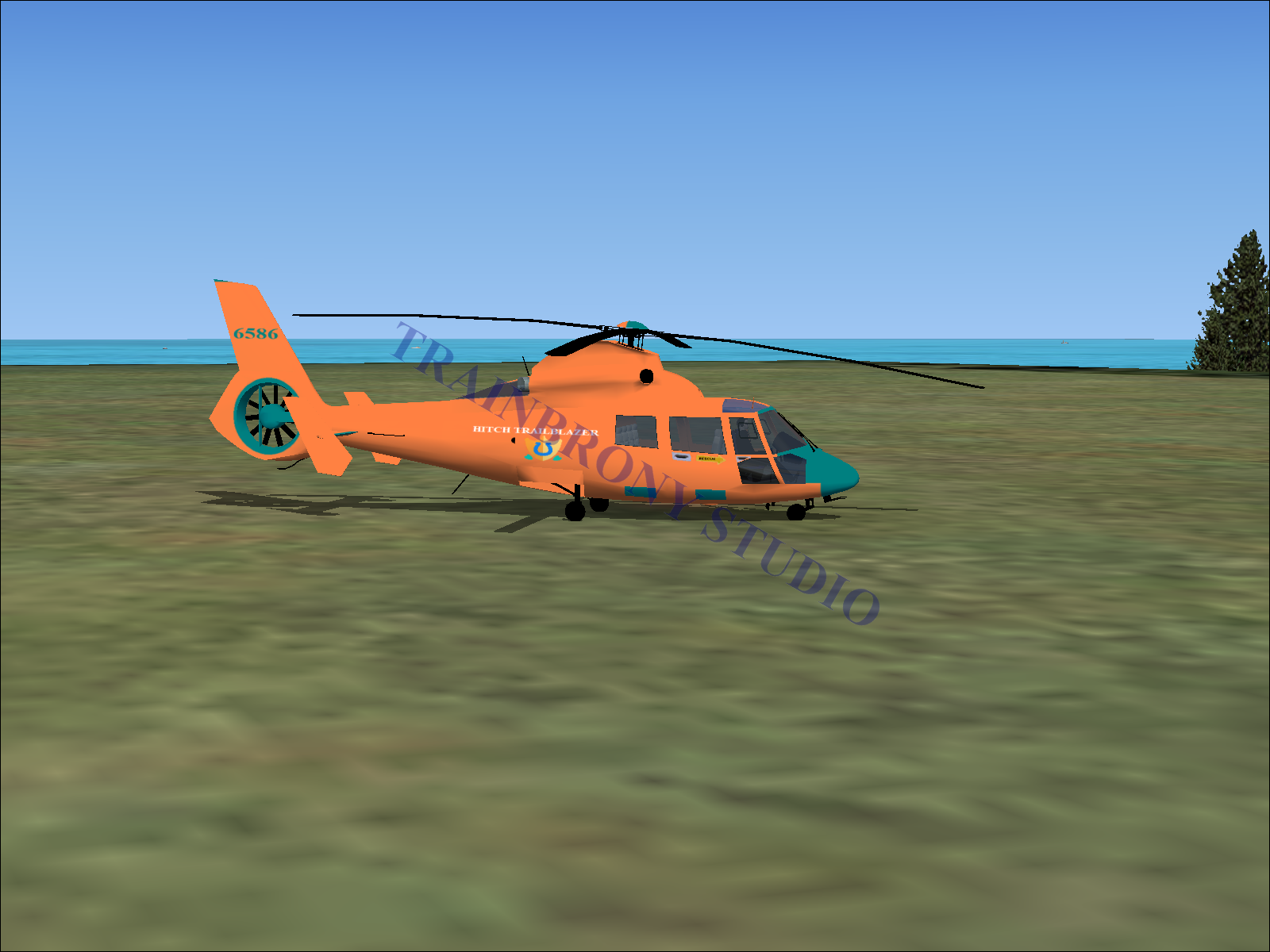 Hitch Trailblazer Aerospatiale HH65 Dolphin (Digital Image) Digital Image