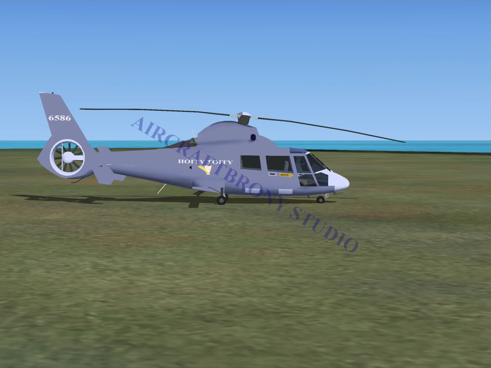 Hoity Toity Aerospatiale HH65 Dolphin (Digital Image) Digital Image