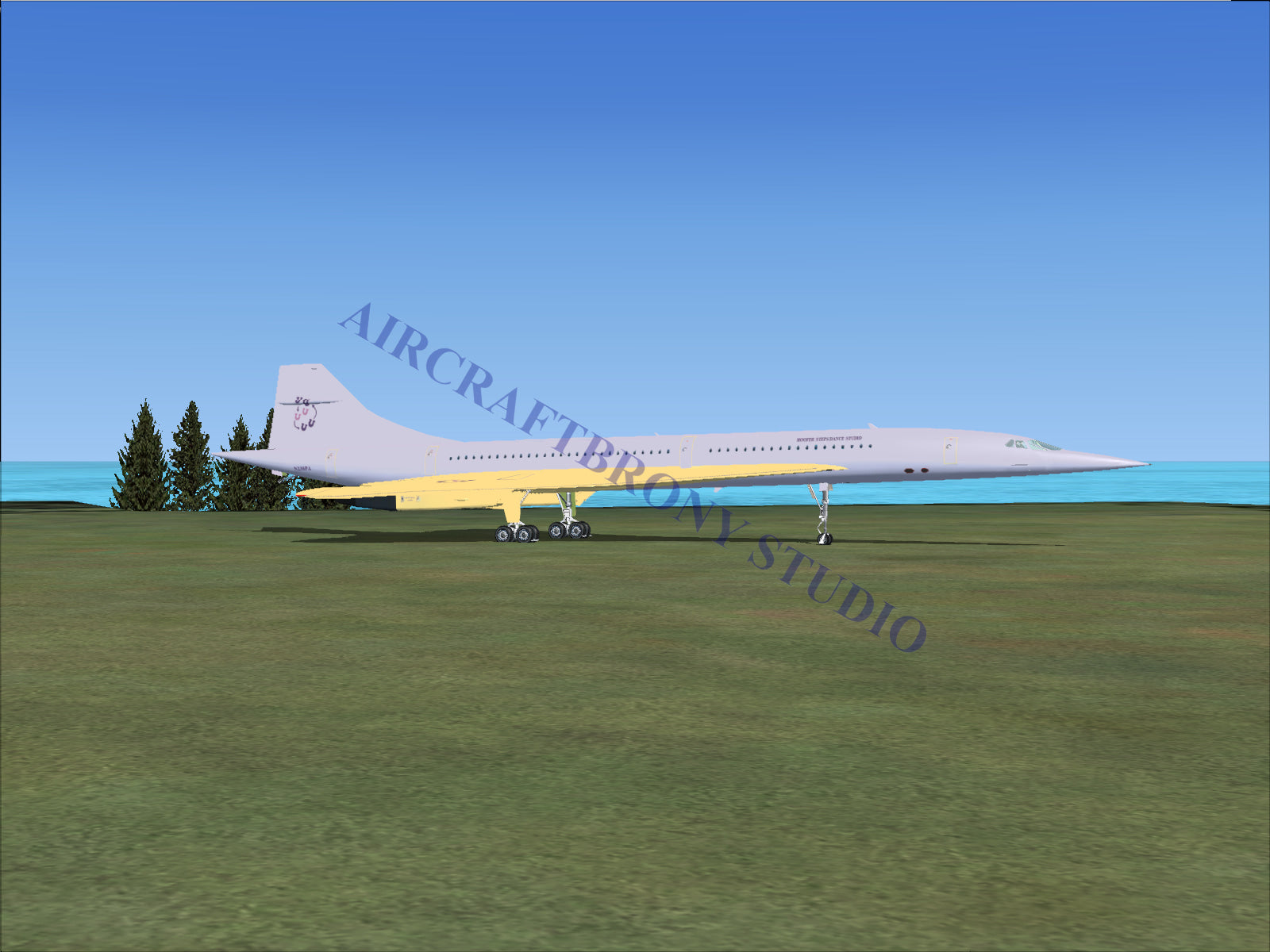 Hoofer Steps Dance Studio Aerospatiale Concorde (Digital Image) Digital Image