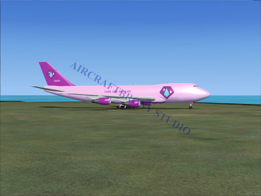Jade The Dragon Boeing 747-200 (Digital Image) Digital Image