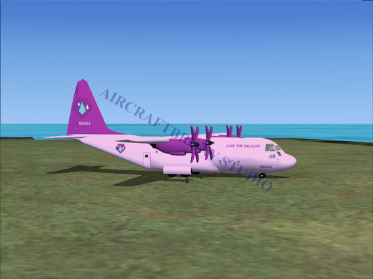 Jade The Dragon Lockheed C-130 (Digital Image) Digital Image