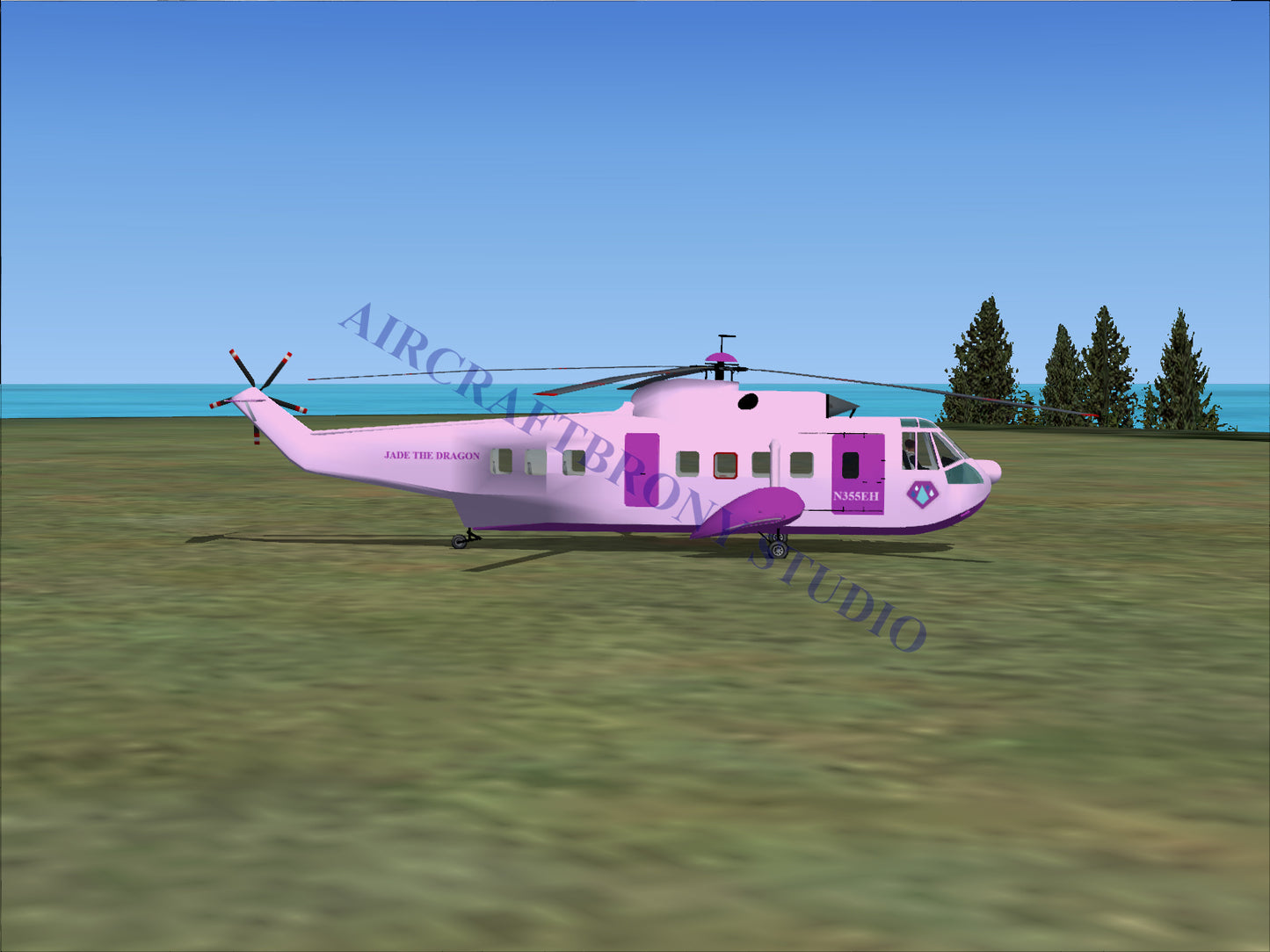 Jade The Dragon Sikorsky S-61N (Digital Image) Digital Image