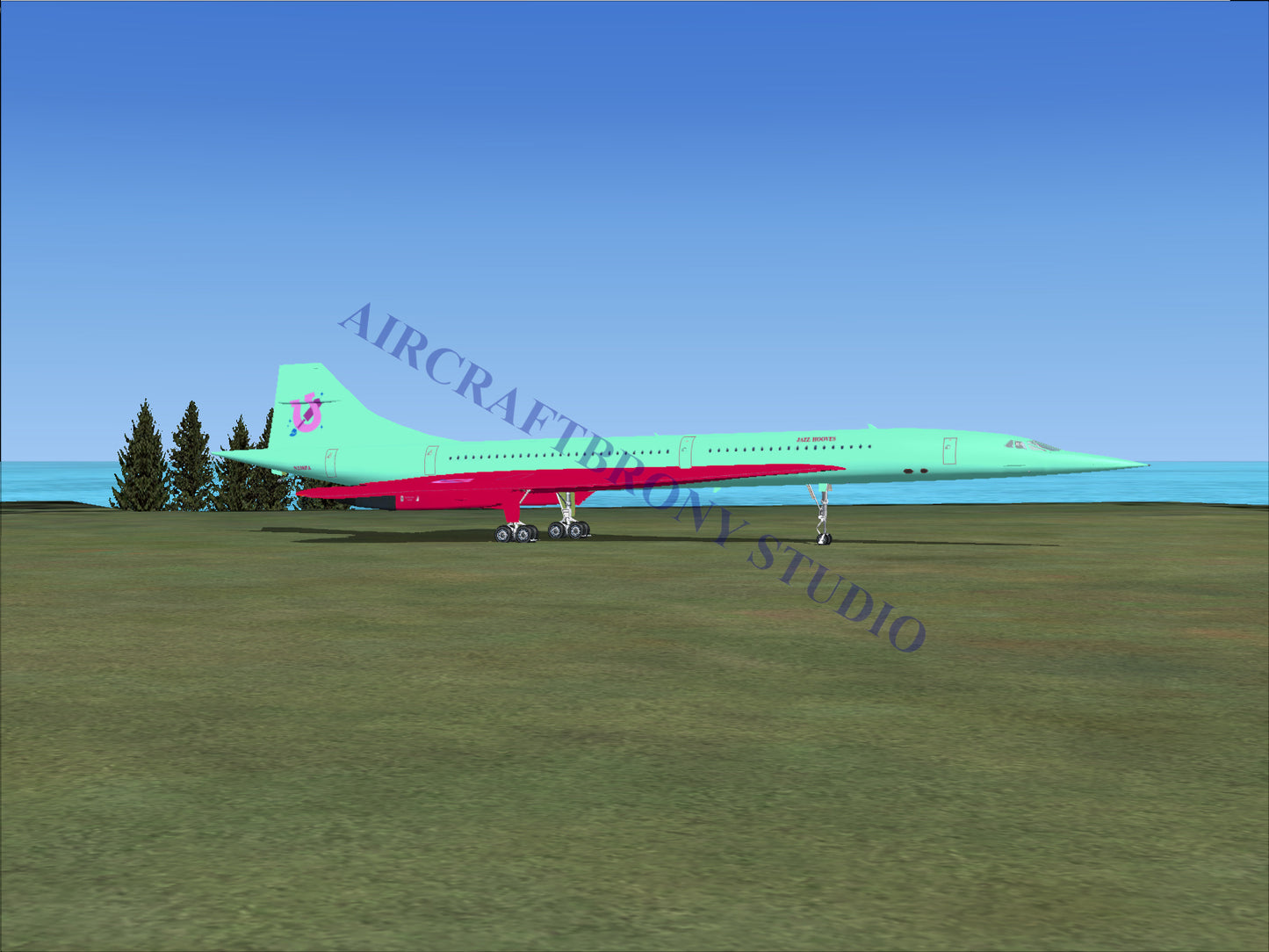 Jazz Hooves Aerospatiale Concorde (Digital Image) Digital Image