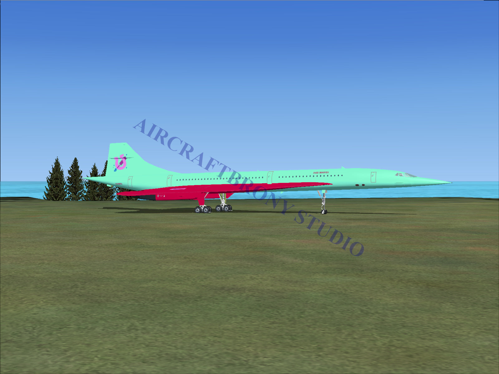 Jazz Hooves Aerospatiale Concorde (Digital Image) Digital Image