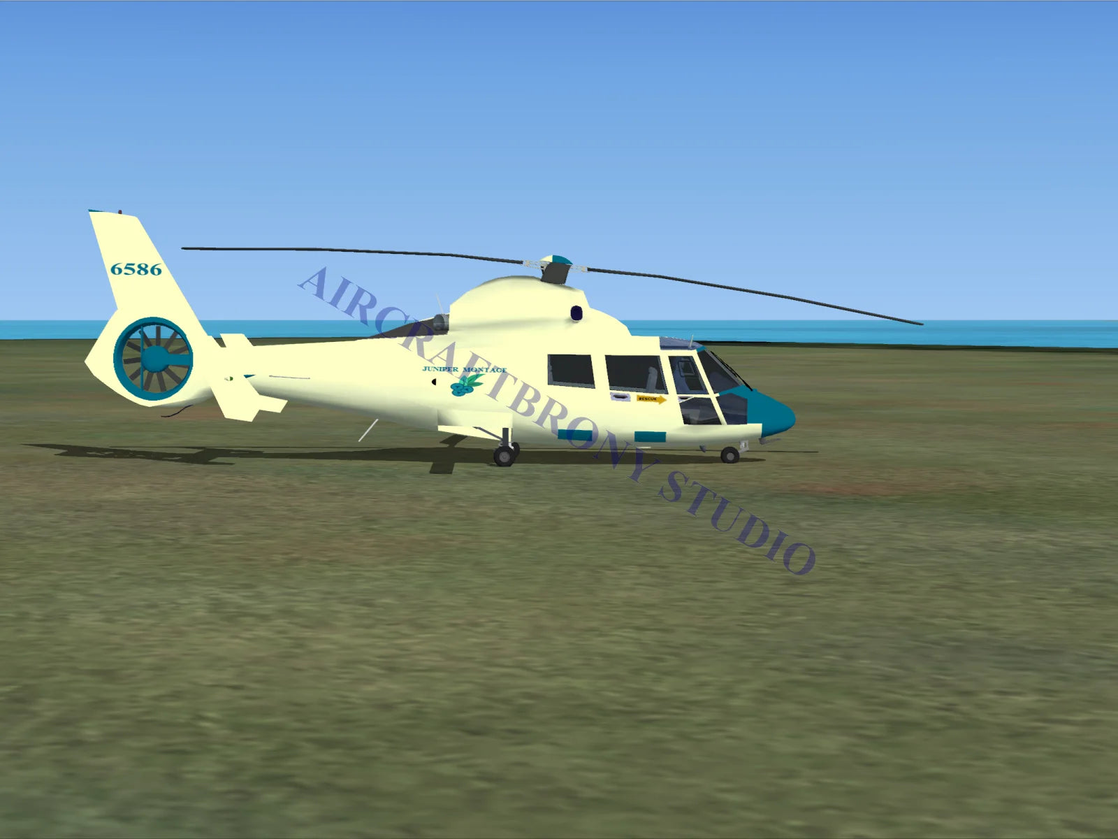 Juniper Montage Aerospatiale HH65 Dolphin (Digital Image) Digital Image