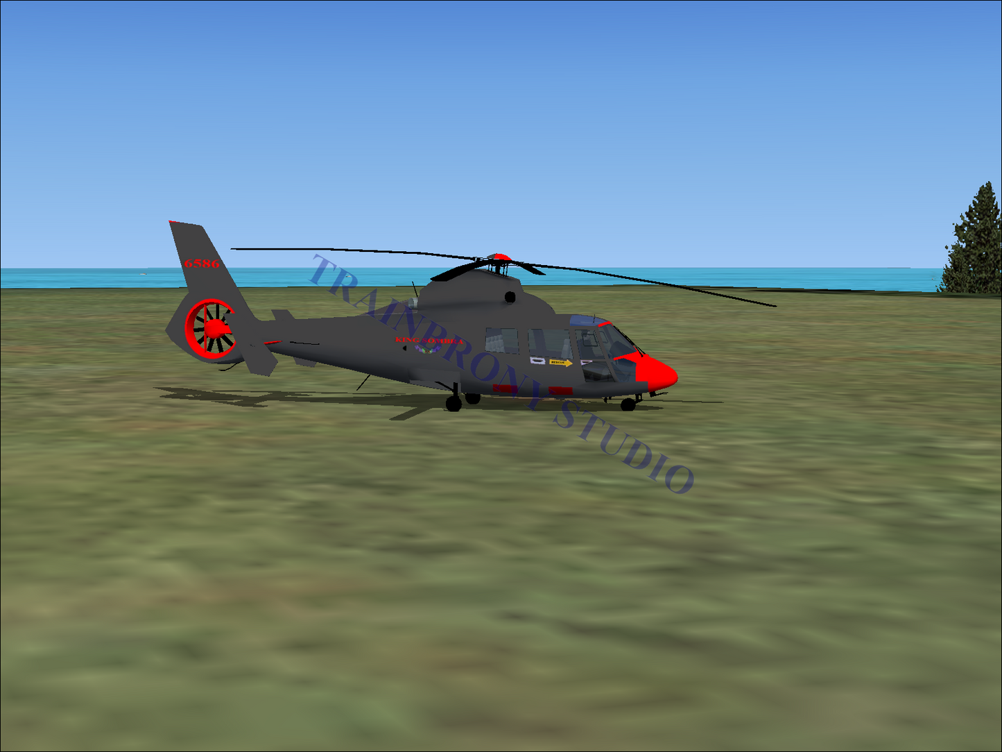 King Sombra Aerospatiale HH65 Dolphin (Digital Image) Digital Image