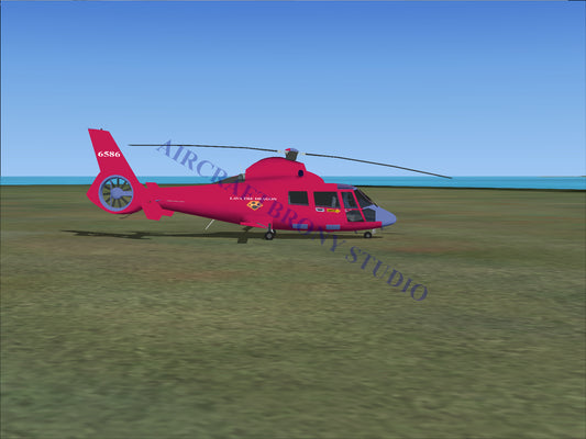 Lava The Dragon Aerospatiale HH65 Dolphin (Digital Image) Digital Image