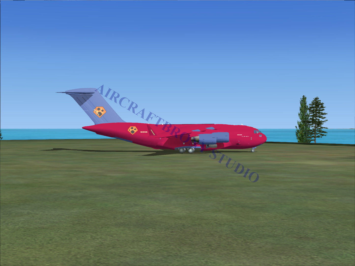 Lava The Dragon Boeing C-17 (Digital Image) Digital Image