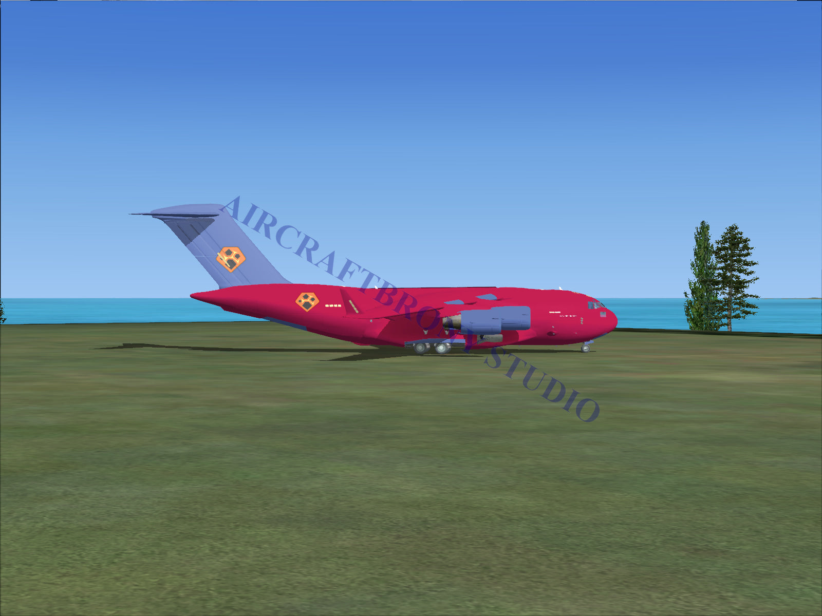 Lava The Dragon Boeing C-17 (Digital Image) Digital Image