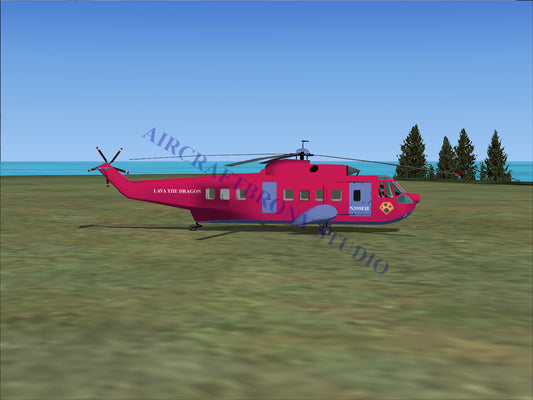 Lava The Dragon Sikorsky S-61N (Digital Image) Digital Image