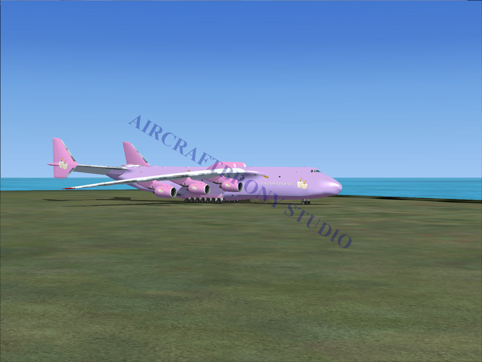 Lavender Essence Antonov 225 (Digital Image) Digital Image