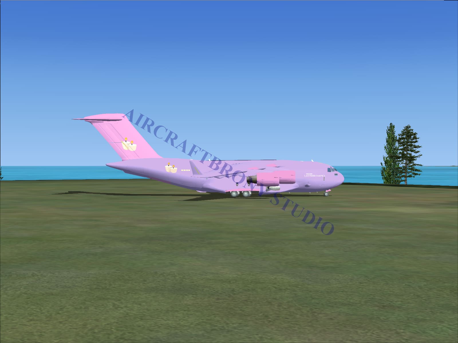 Lavender Essence Boeing C-17 (Digital Image) Digital Image