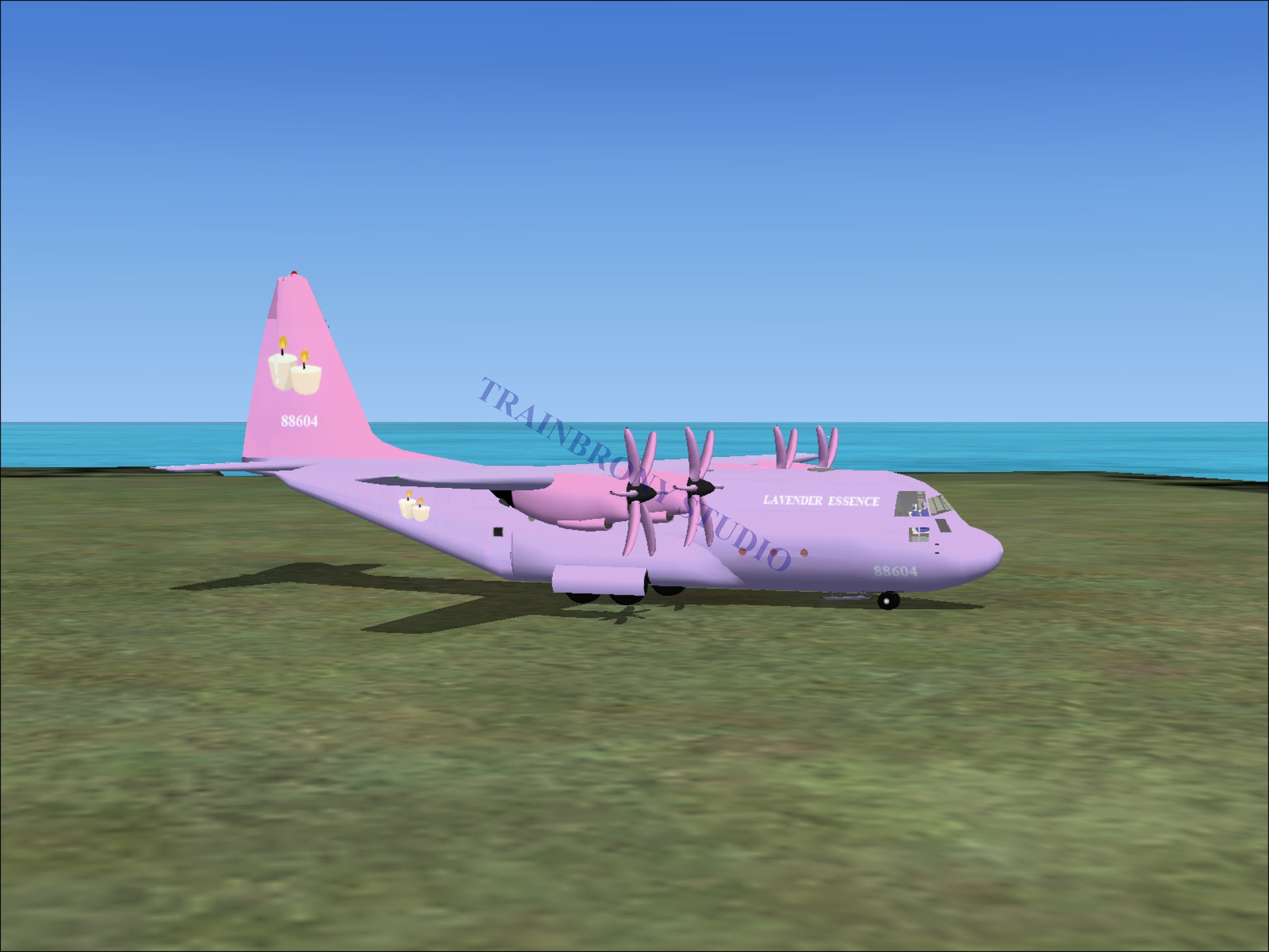 Lavender Essence Lockheed C-130 (Digital Image) Digital Image