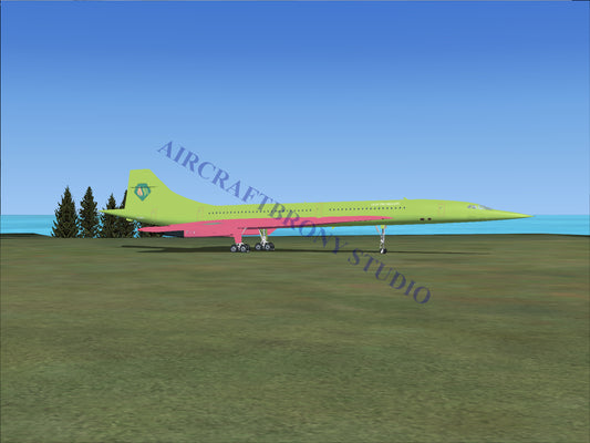 Leaf The Dragon Aerospatiale Concorde (Digital Image) Digital Image