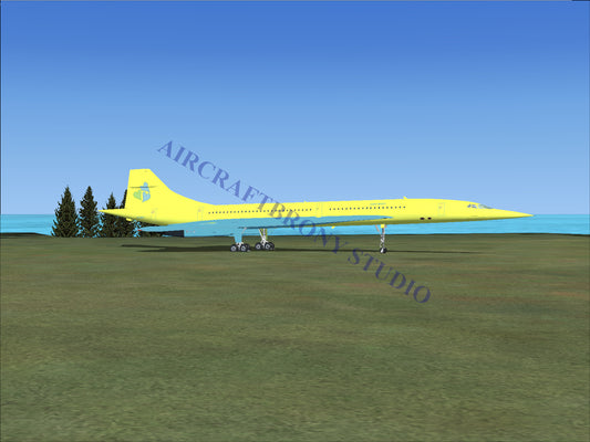 Lemon Hearts Aerospatiale Concorde (Digital Image) Digital Image