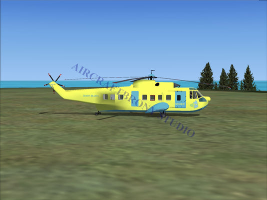 Lemon Hearts Sikorsky S-61N (Digital Image) Digital Image