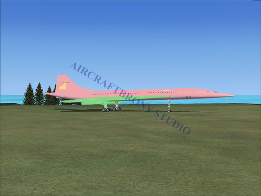 Lemon Zest Aerospatiale Concorde (Digital Image) Digital Image