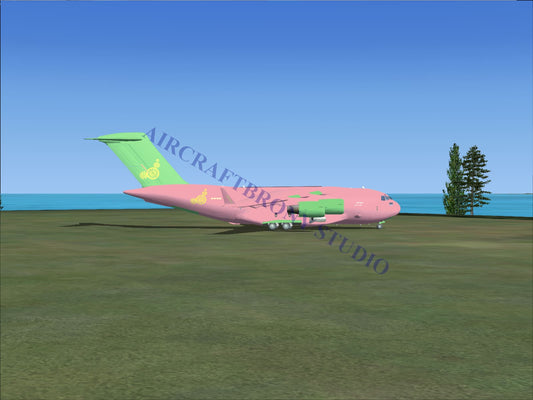 Lemon Zest Boeing C-17 (Digital Image) Digital Image