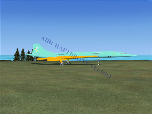 Lightning Dust Aerospatiale Concorde (Digital Image) Digital Image