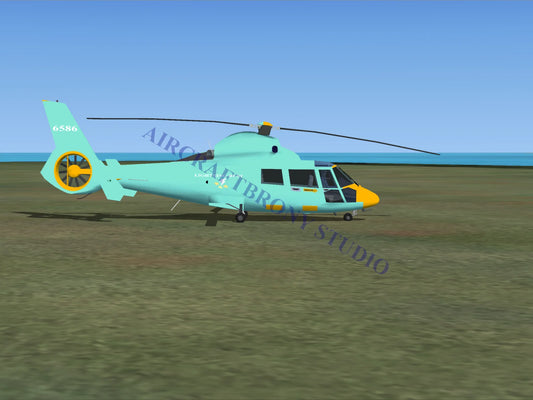 Lightning Dust Aerospatiale HH65 Dolphin (Digital Image) Digital Image