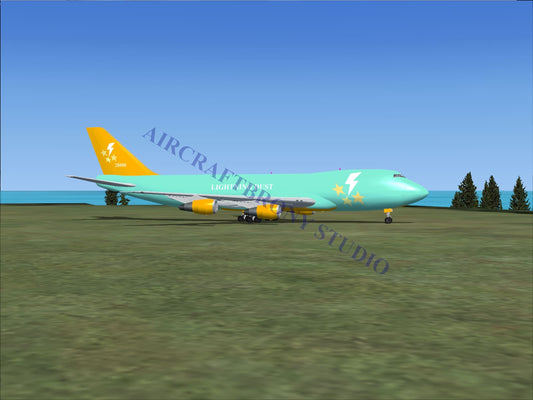 Lightning Dust Boeing 747-200 (Digital Image) Digital Image