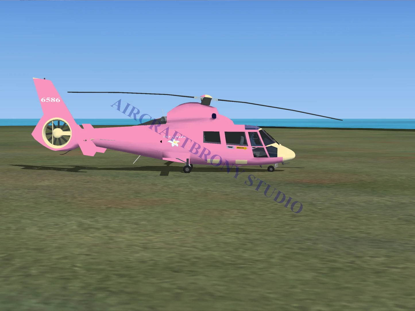 Lily Valley Aerospatiale HH65 Dolphin (Digital Image) Digital Image