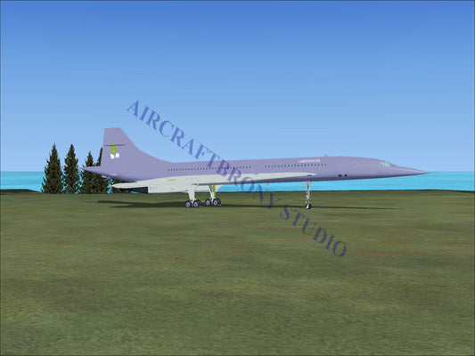 Limestone Pie Aerospatiale Concorde (Digital Image) Digital Image