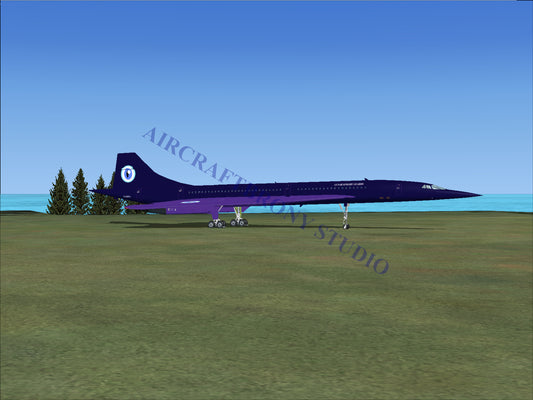 Lunar Knight Guards Aerospatiale Concorde (Digital Image) Digital Image