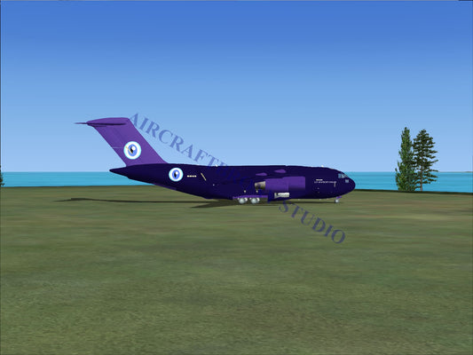 Lunar Knight Guards Boeing C-17 (Digital Image) Digital Image