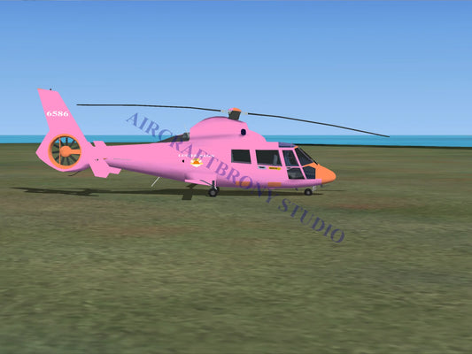 Luster Dawn Aerospatiale HH65 Dolphin (Digital Image) Digital Image