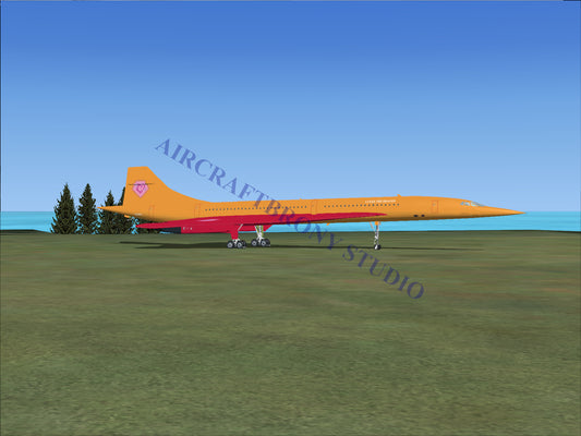 Luxxe The Dragon Aerospatiale Concorde (Digital Image) Digital Image