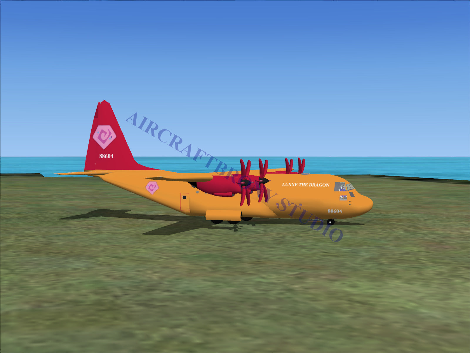 Luxxe The Dragon Lockheed C-130 (Digital Image) Digital Image