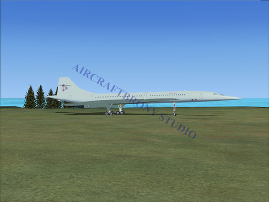 Marble Pie Aerospatiale Concorde (Digital Image) Digital Image