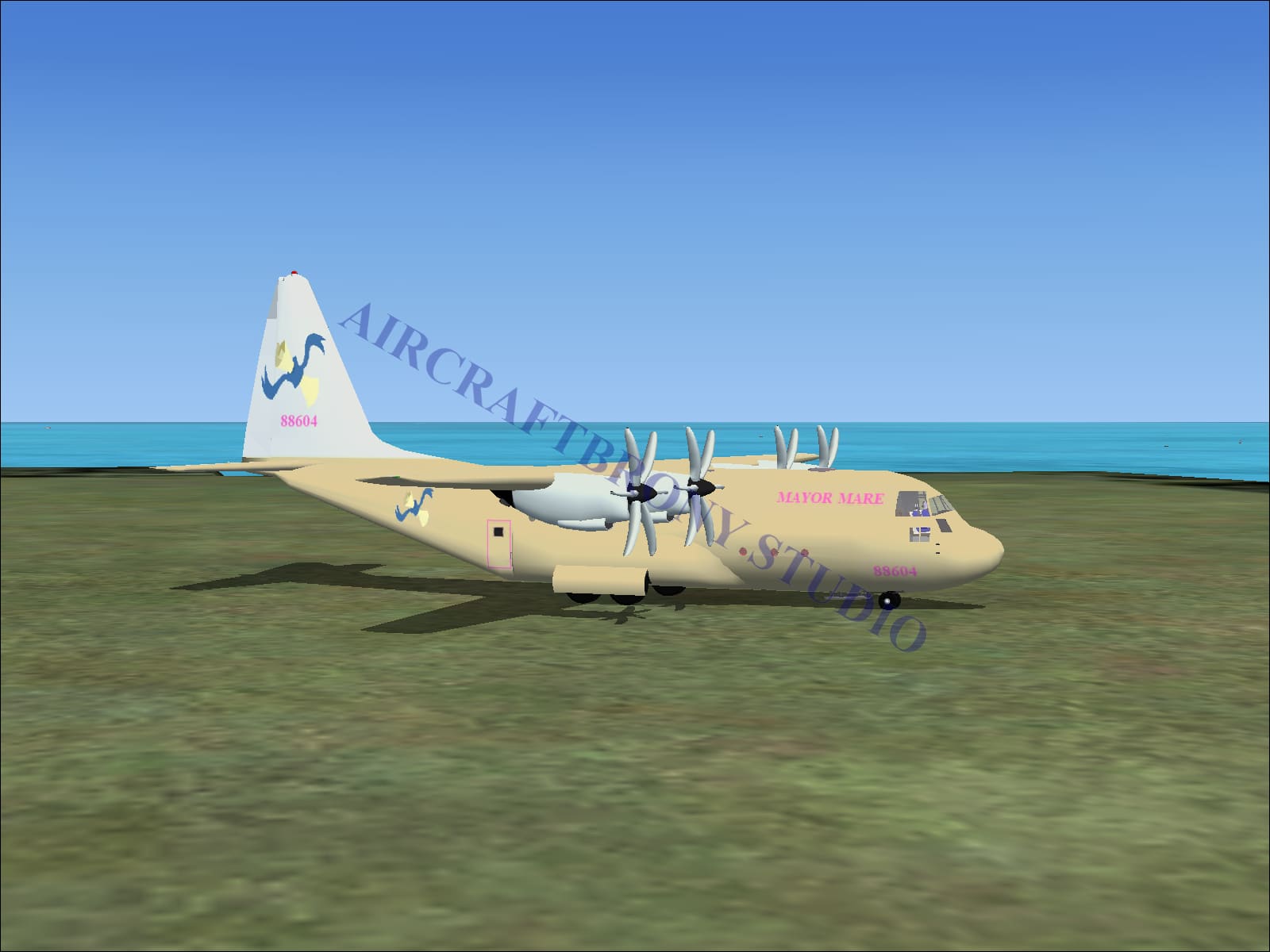 Mayor Mare Lockheed C-130 (Digital Image) Digital Image