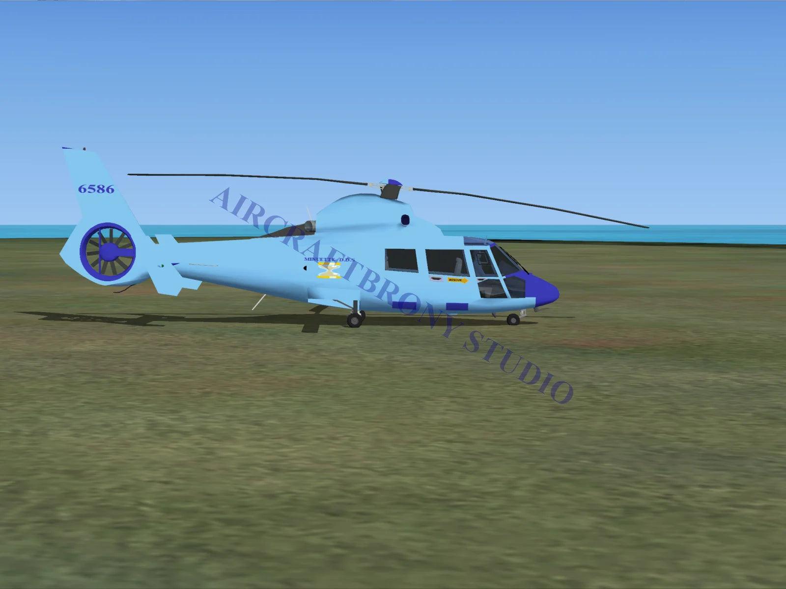 Minuette Aerospatiale HH65 Dolphin (Digital Image) Digital Image