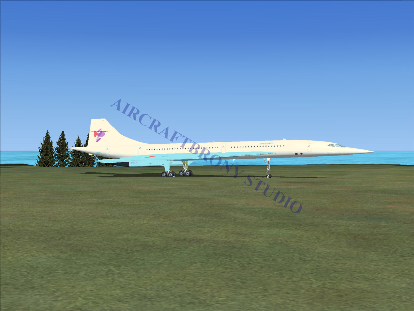 Miss Pommel Aerospatiale Concorde (Digital Image) Digital Image