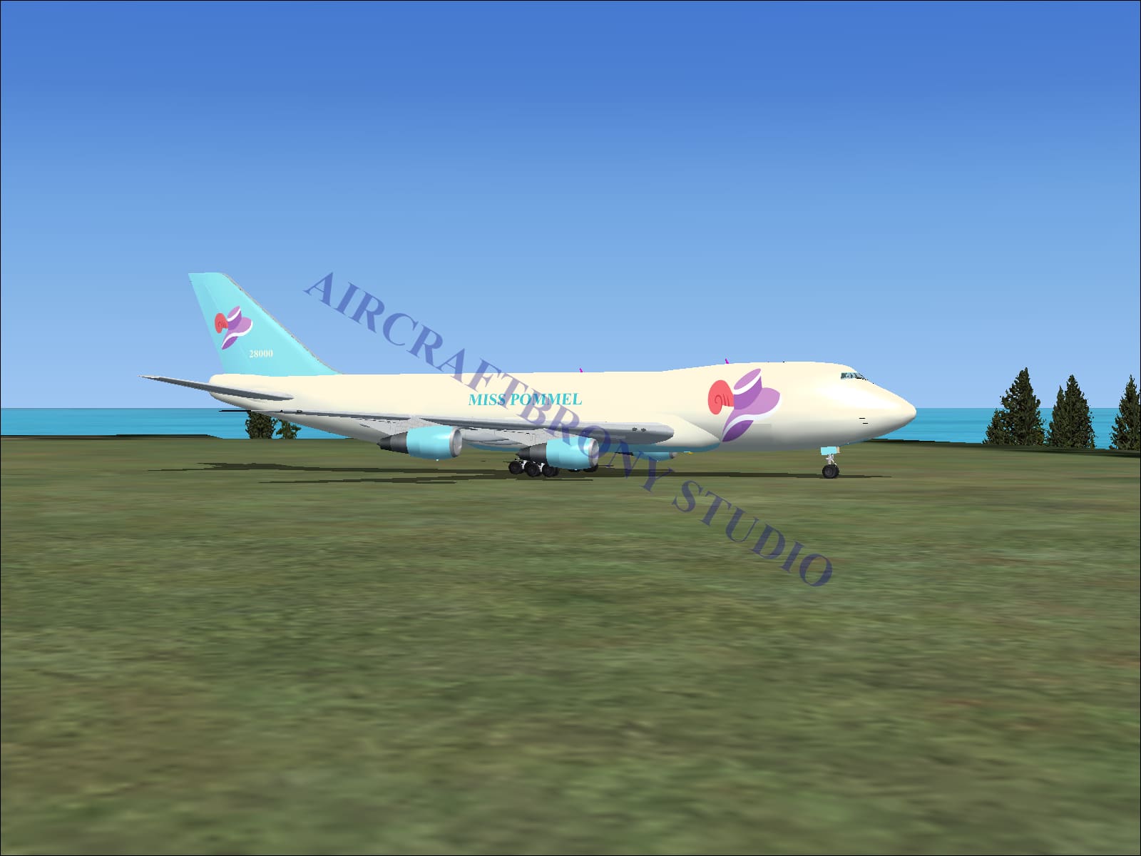 Miss Pommel Boeing 747-200 (Digital Image) Digital Image