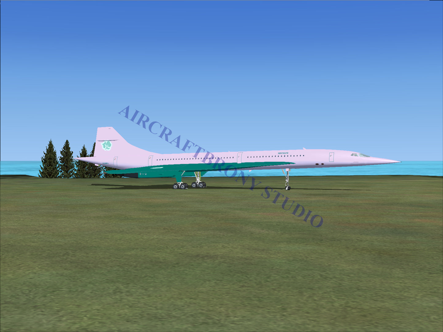 Mistmane Aerospatiale Concorde (Digital Image) Digital Image