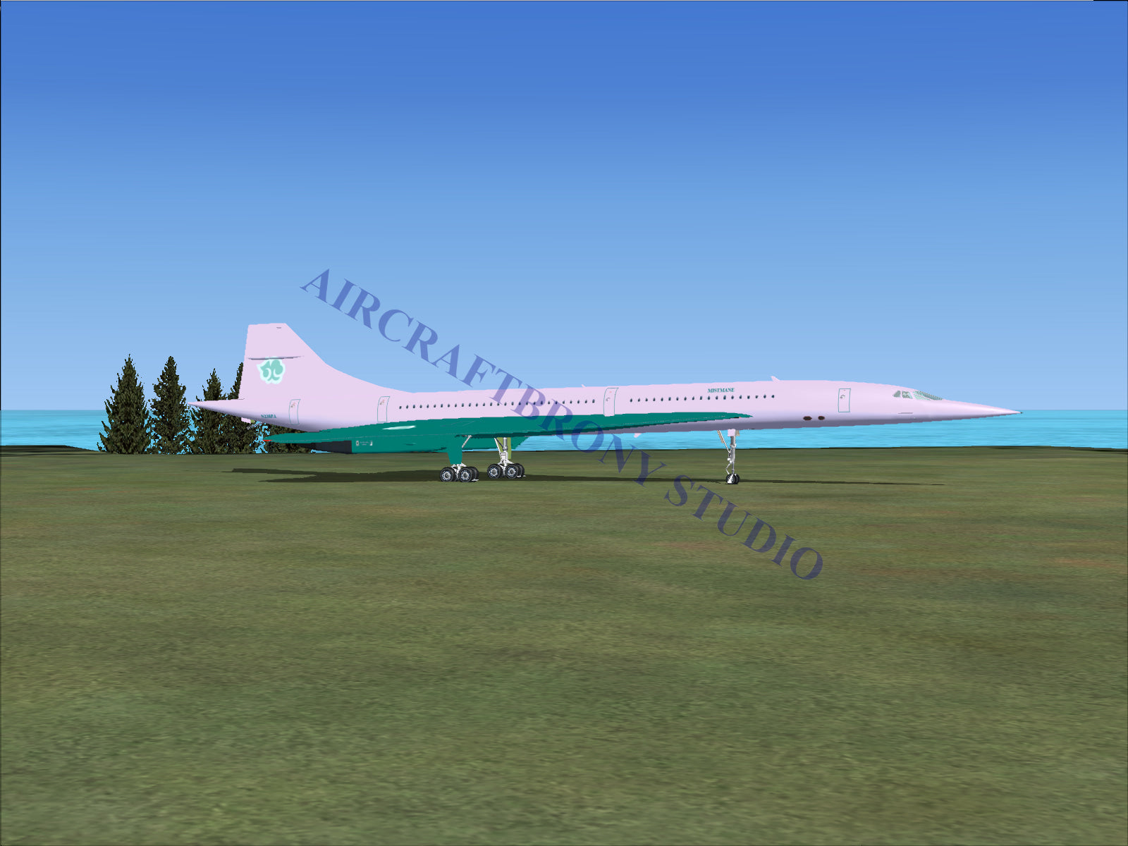Mistmane Aerospatiale Concorde (Digital Image) Digital Image