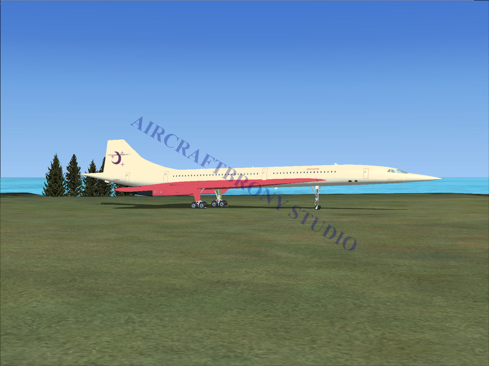 Moon Dancer Aerospatiale Concorde (Digital Image) Digital Image