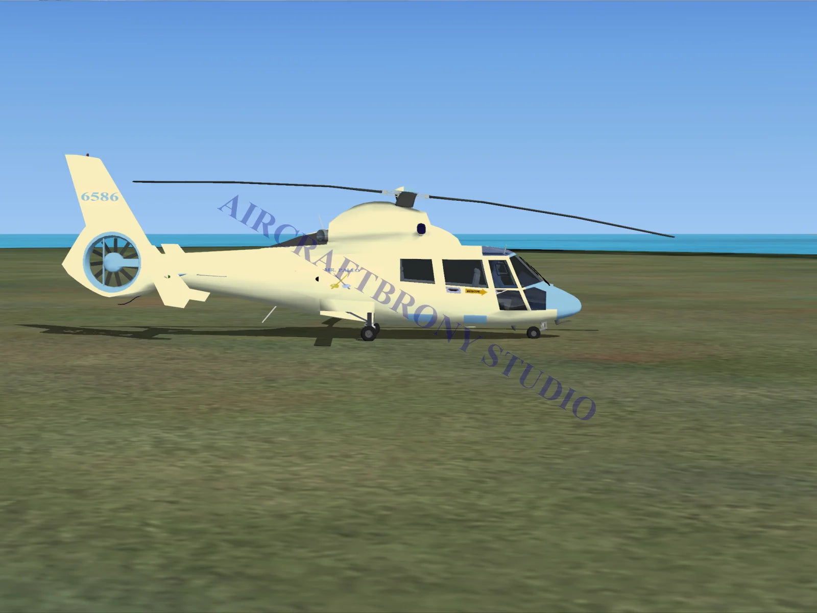 Mr. Paleo Aerospatiale HH65 Dolphin (Digital Image) Digital Image